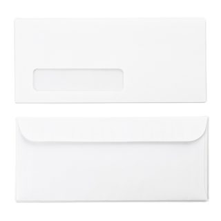 #10 Window Zip Stick Self Seal Envelope